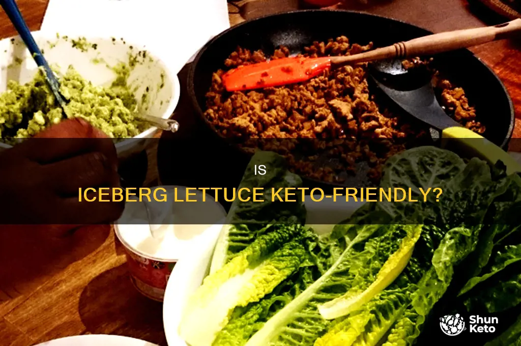 can i eat iceberg lettuce on keto