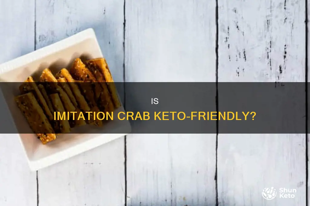 can i eat imitation crab on keto