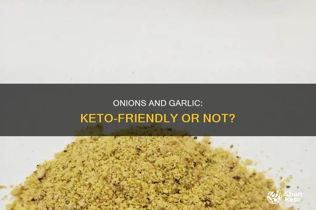 can i eat inions or garlic in keto