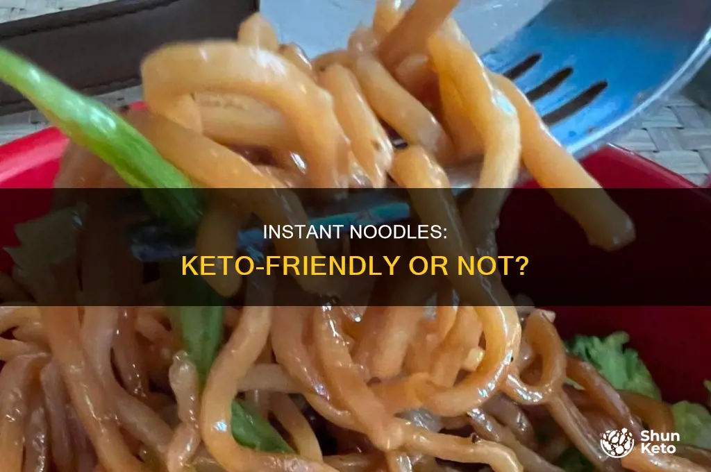 can i eat instant noodles on keto