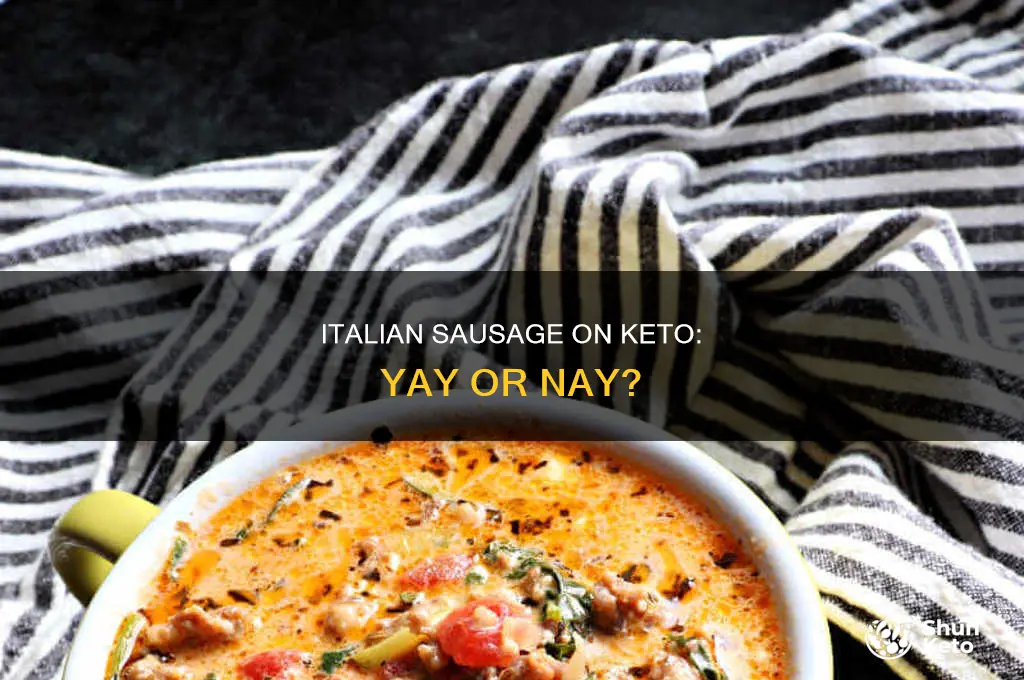 can i eat italian sausage on keto