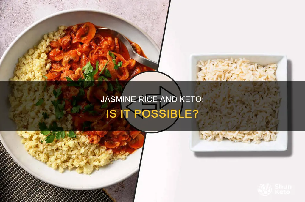 can i eat jasmine rice on keto