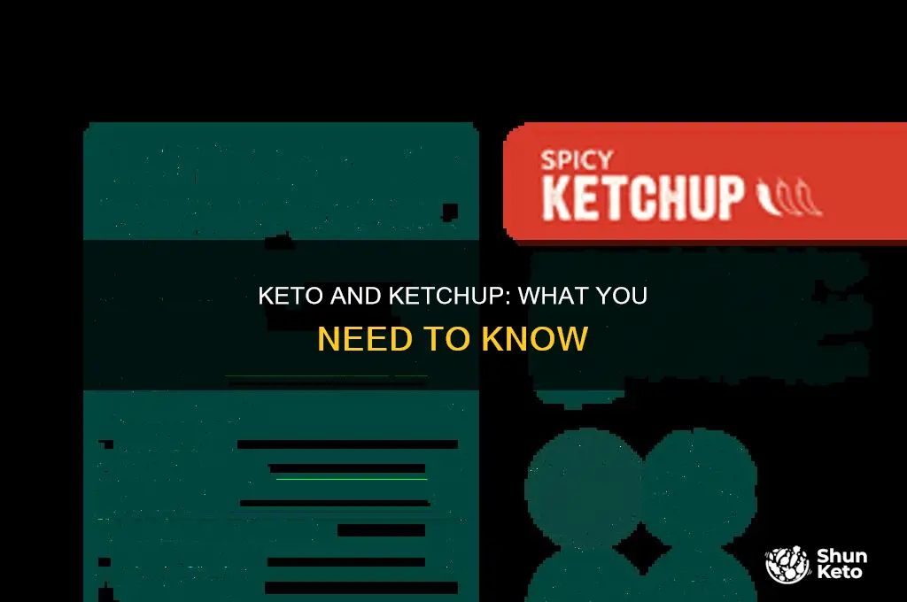 can i eat ketchup on a keto diet