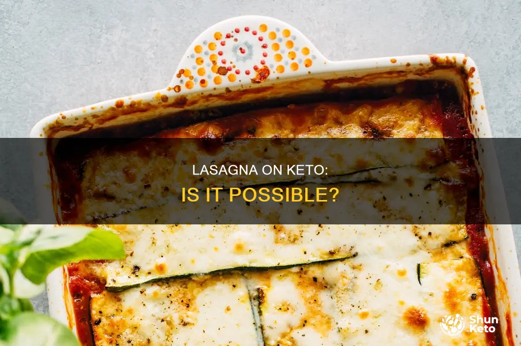 can i eat lasagna on keto