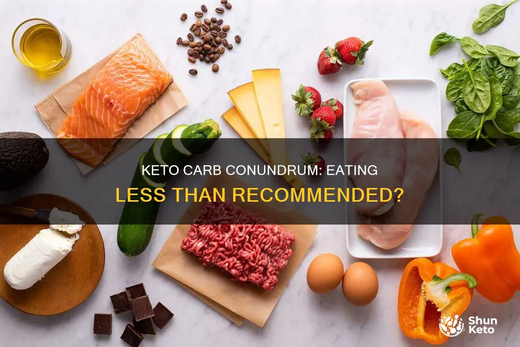 can i eat less carbs than recommended on keto