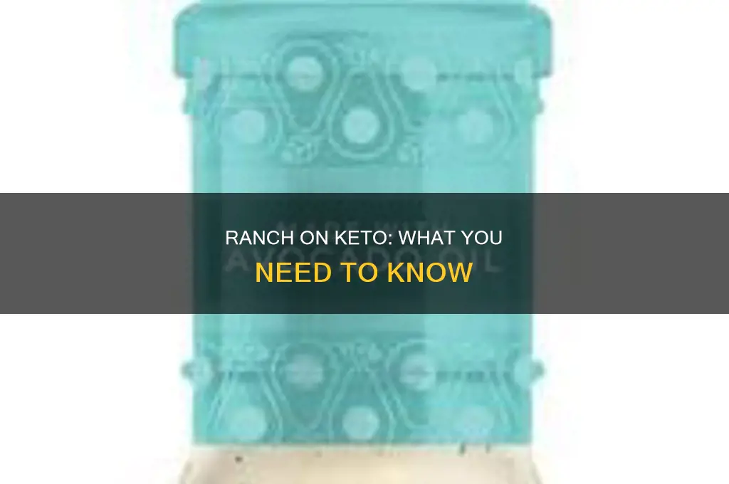 can i eat ranch on keto