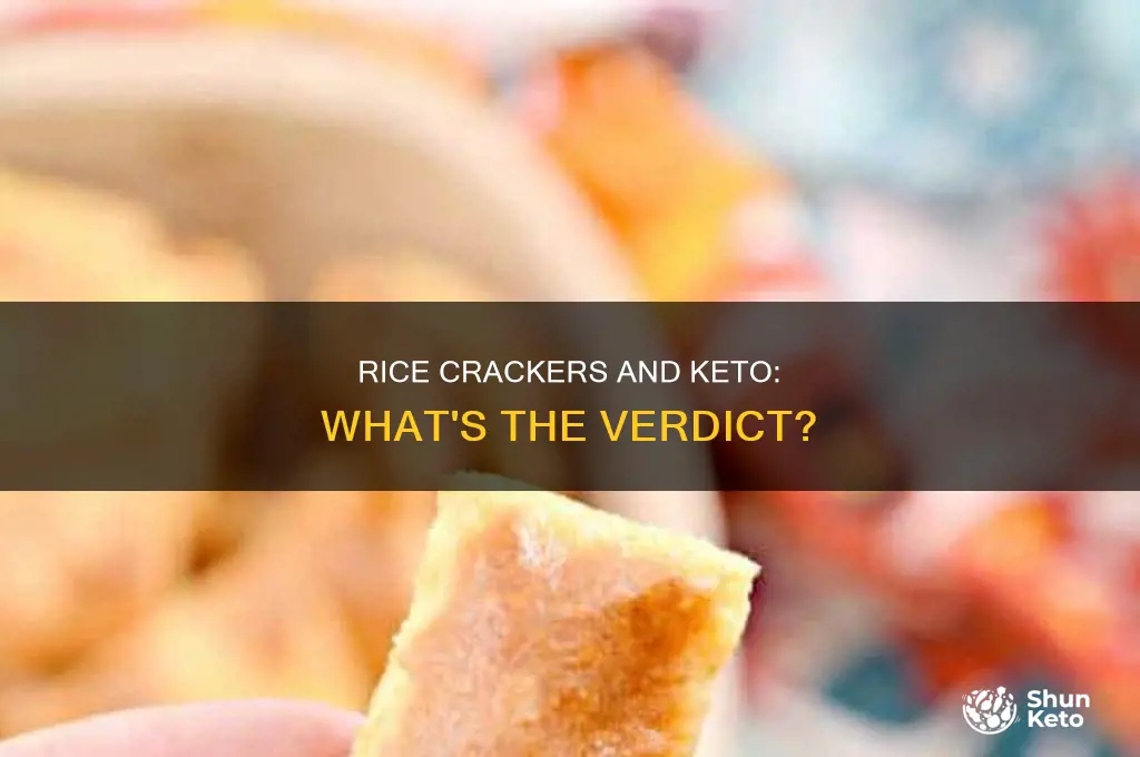 can i eat rice crackers on a keto diet