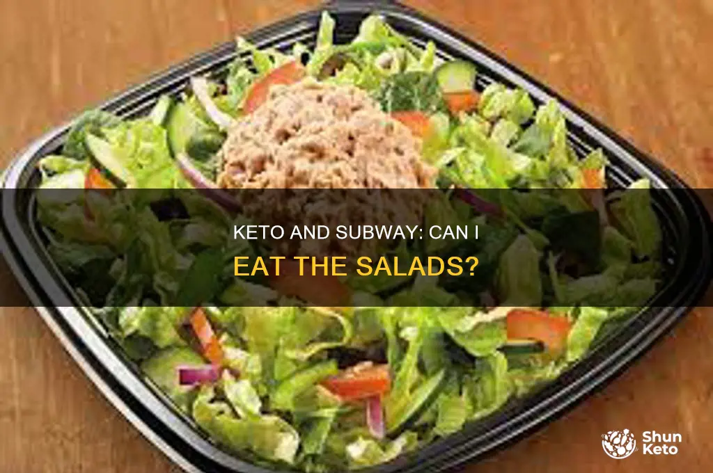can i eat subway salad on keto