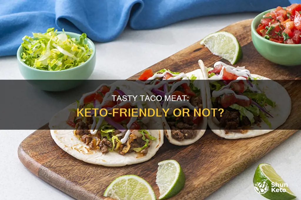 can i eat taco meat on keto