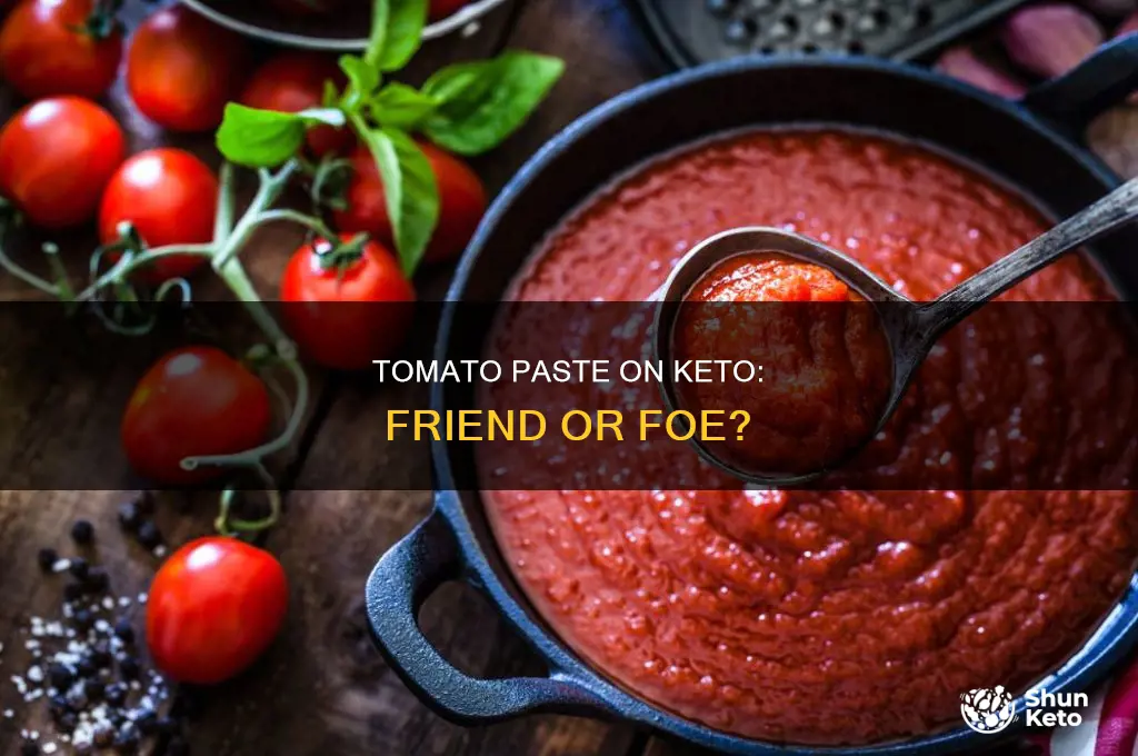 can i eat tomato paste on keto