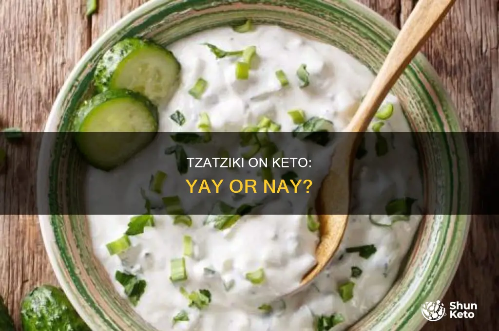 can i eat tzatziki on keto