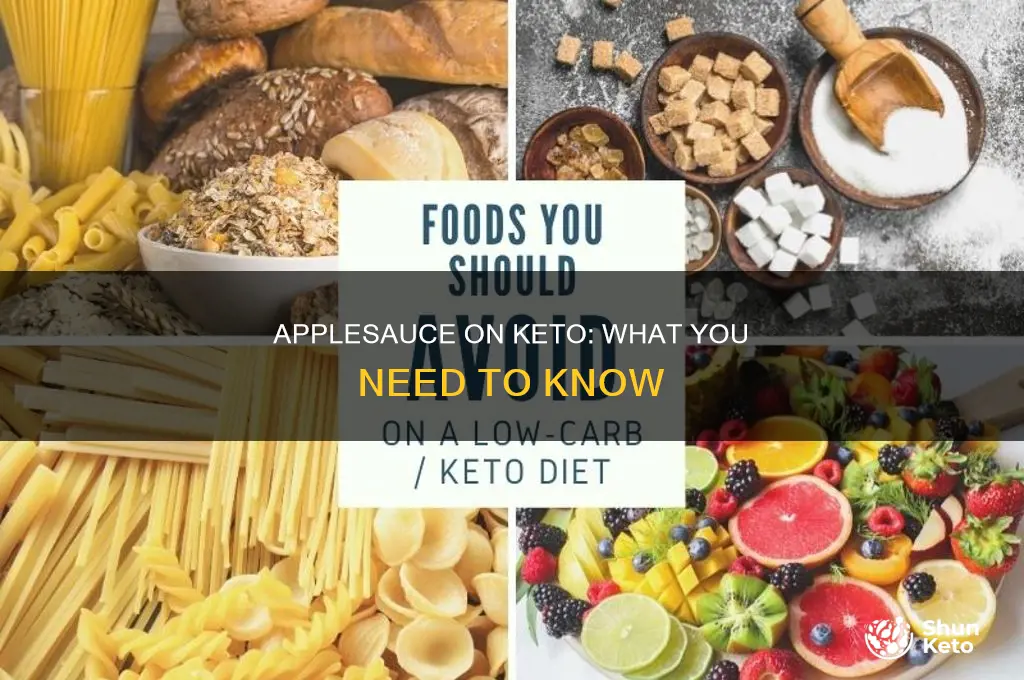 can i eat unsweetened applesauce on keto