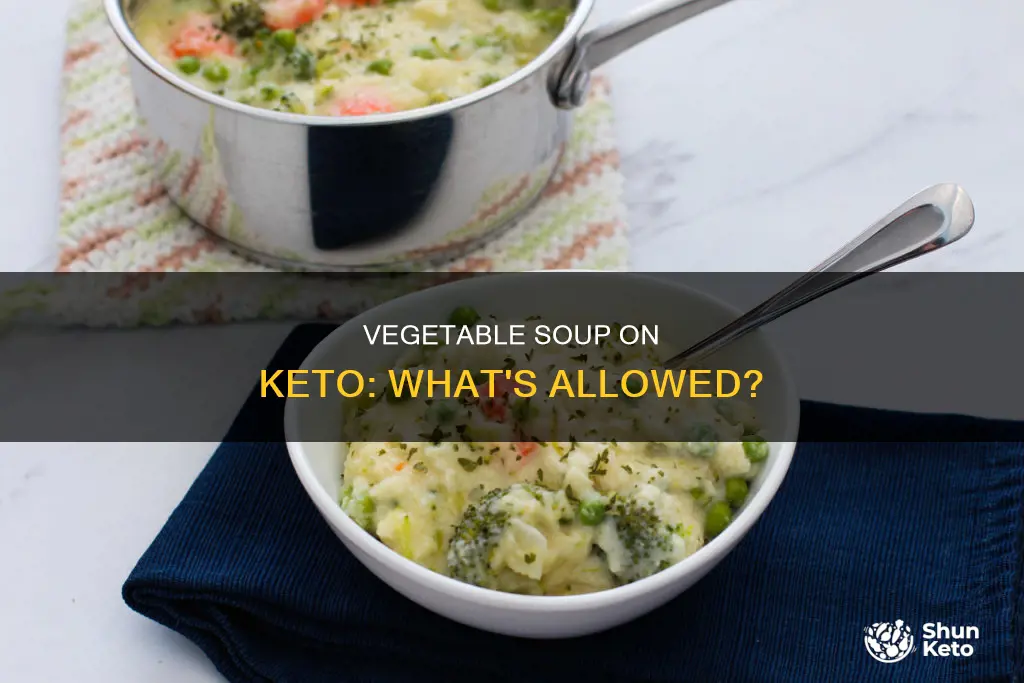 can i eat vegetable soup on keto