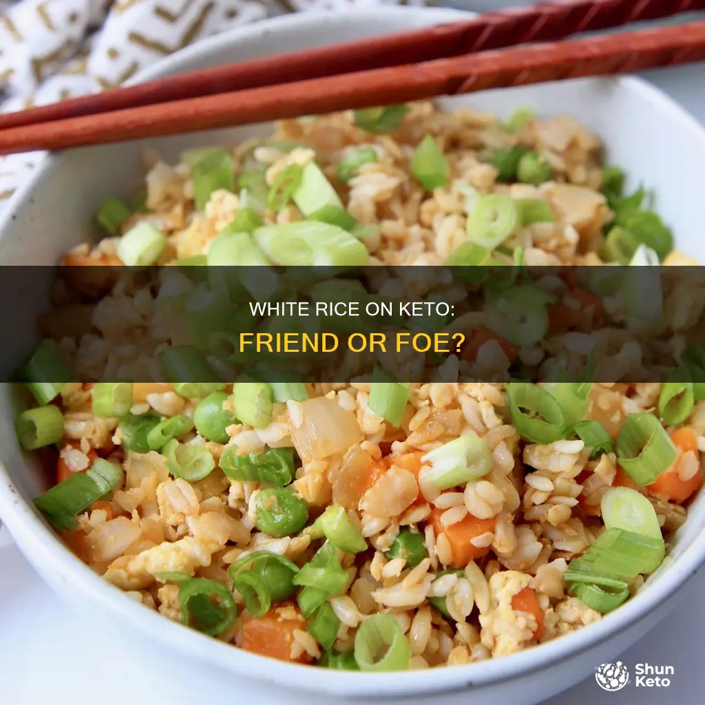 can i eat white rice on a keto diet