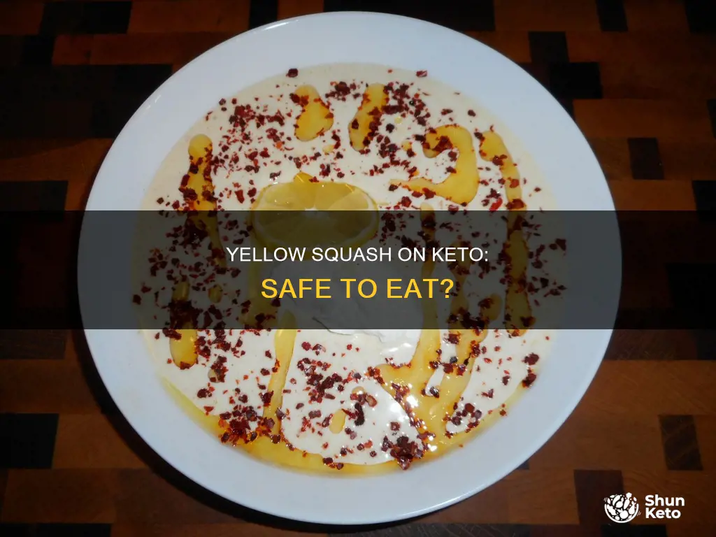 can i eat yellow squash on keto
