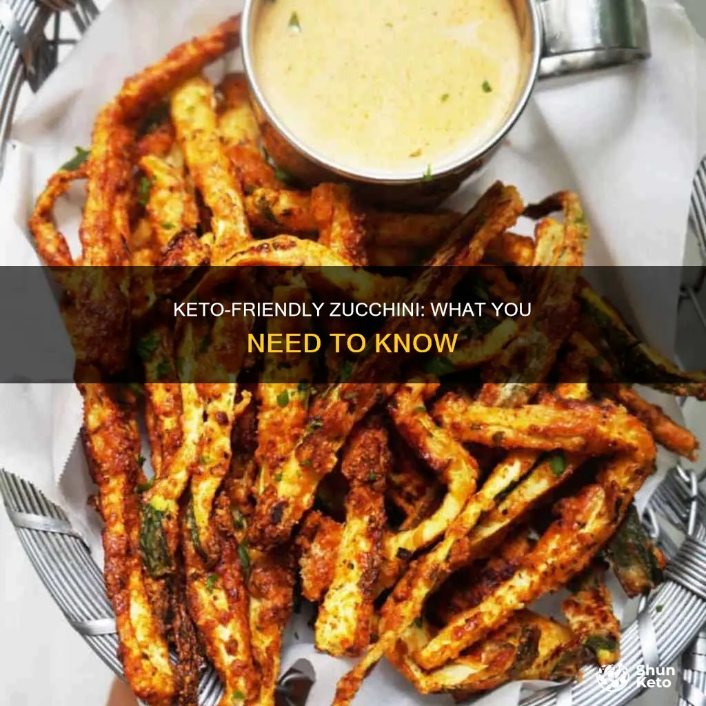 can i eat zuchinni on keto