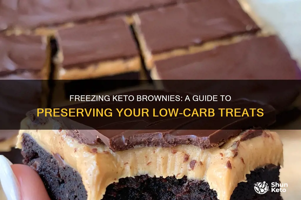 can i freeze keto brownies