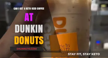 Keto-Friendly Iced Coffee at Dunkin' Donuts: Is It Possible?