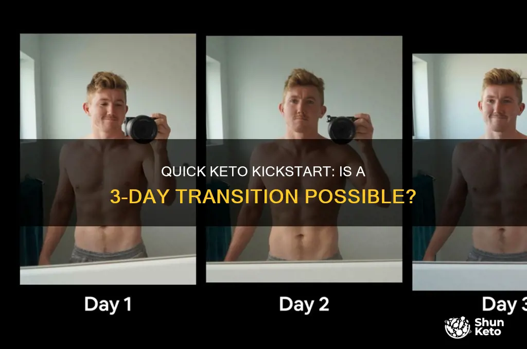 can i go keto in 3 dys
