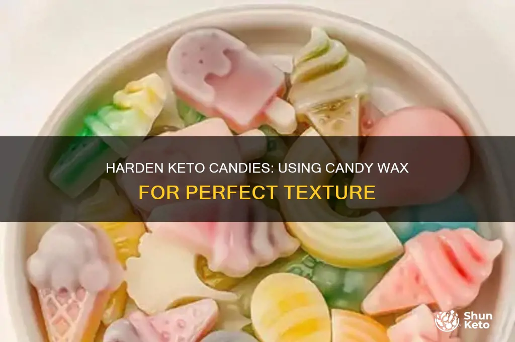 can i harden keto candies with candy wax