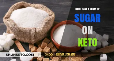 Is 1 Gram of Sugar Allowed on a Keto Diet?