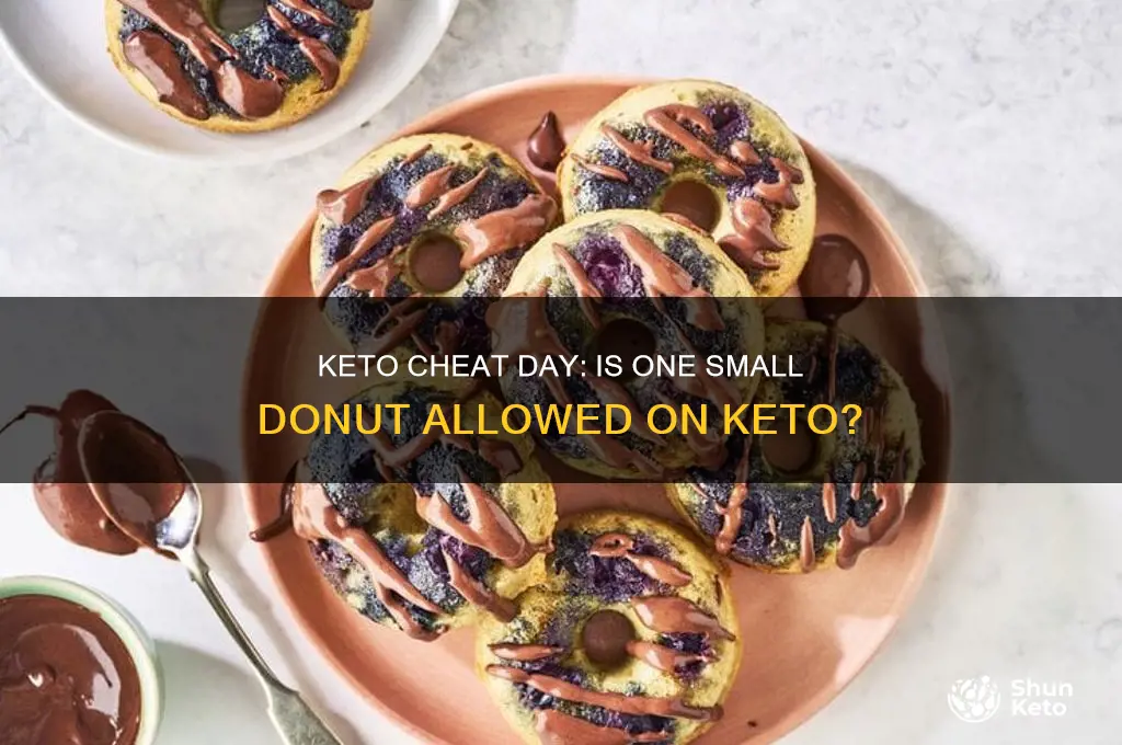can i have 1 small donut on keto
