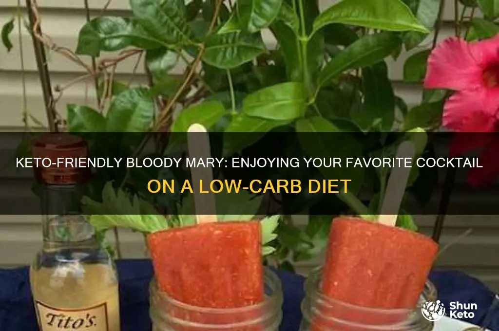 can i have a bloody mary on keto diet