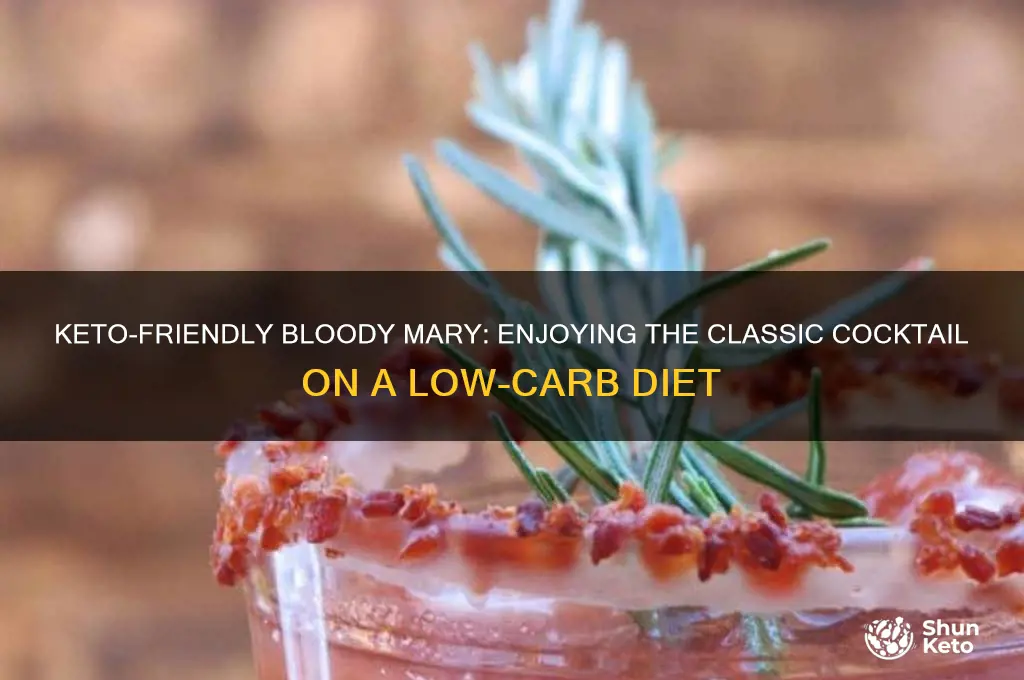 can i have a bloody mary on keto