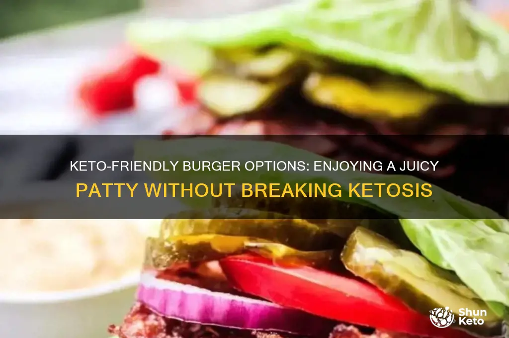 can i have a burger on keto