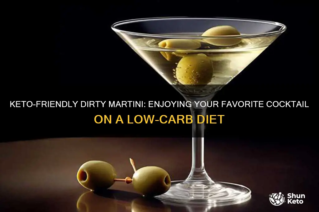 can i have a dirty martini on keto