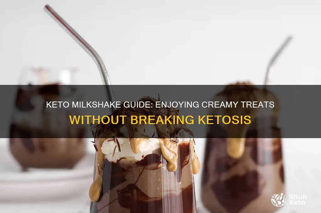 can i have a milkshake on keto