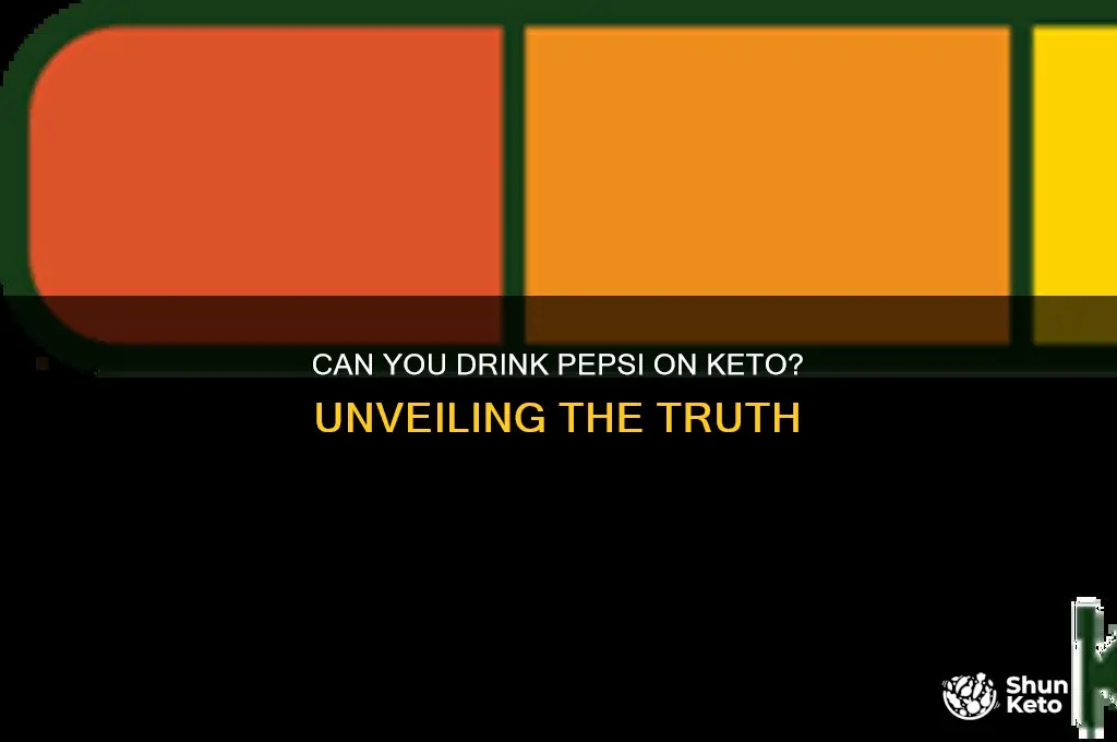 can i have a pepsi while on keto
