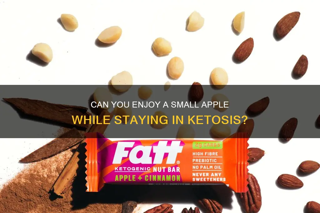 can i have a small apple on keto