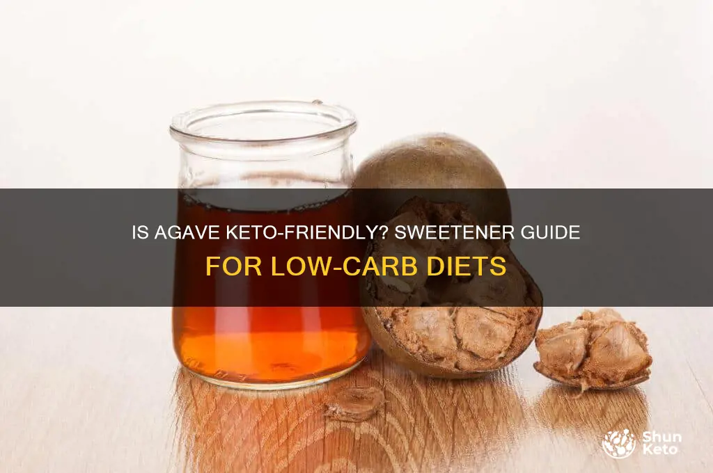can i have agave on keto diet