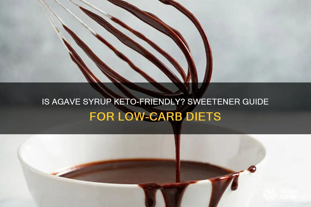 can i have agave syrup on the keto diet