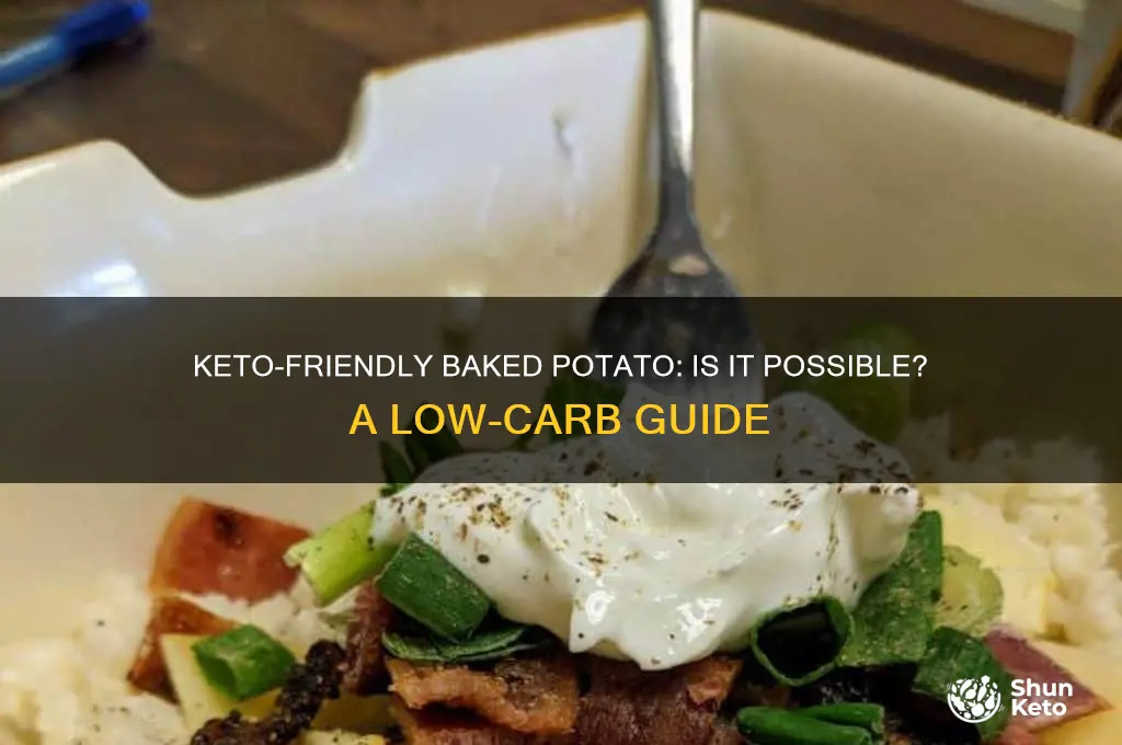 can i have baked potato on keto