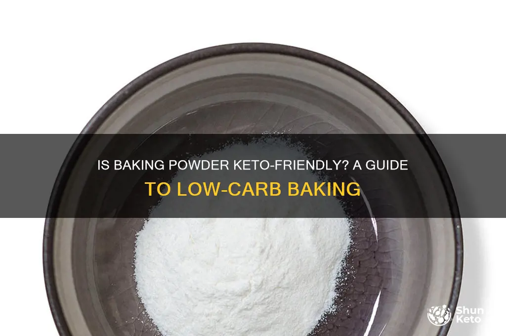 can i have baking powder on keto