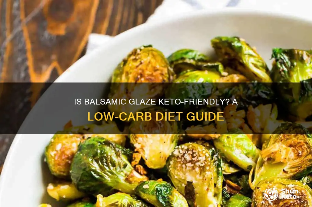 can i have balsamic glaze on keto