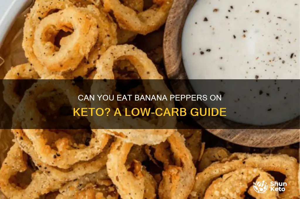 can i have banana peppers on keto