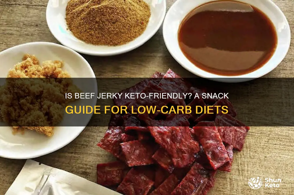 can i have beef jerky on keto