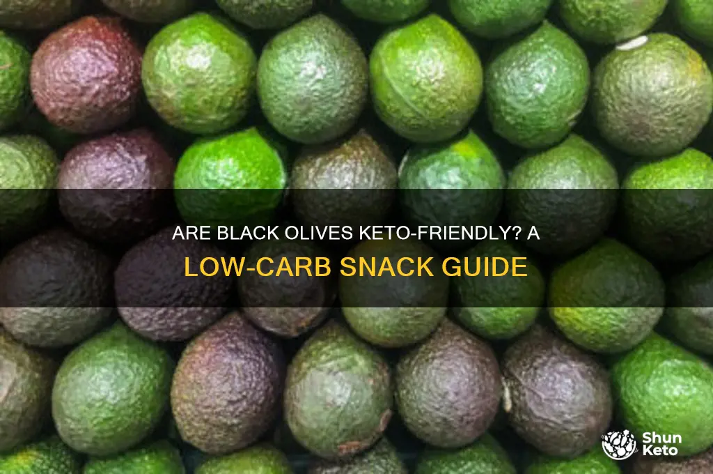 can i have black olives on keto diet