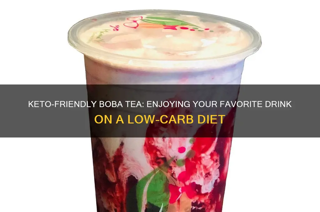 can i have boba tea on keto