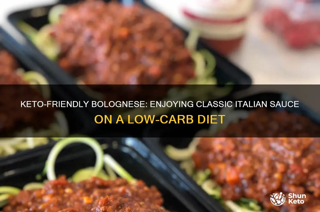can i have bolognese on keto