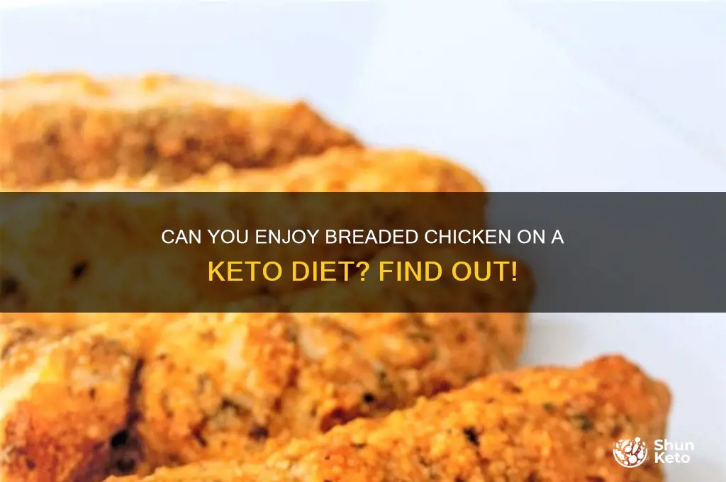 can i have breaded chicken on keto