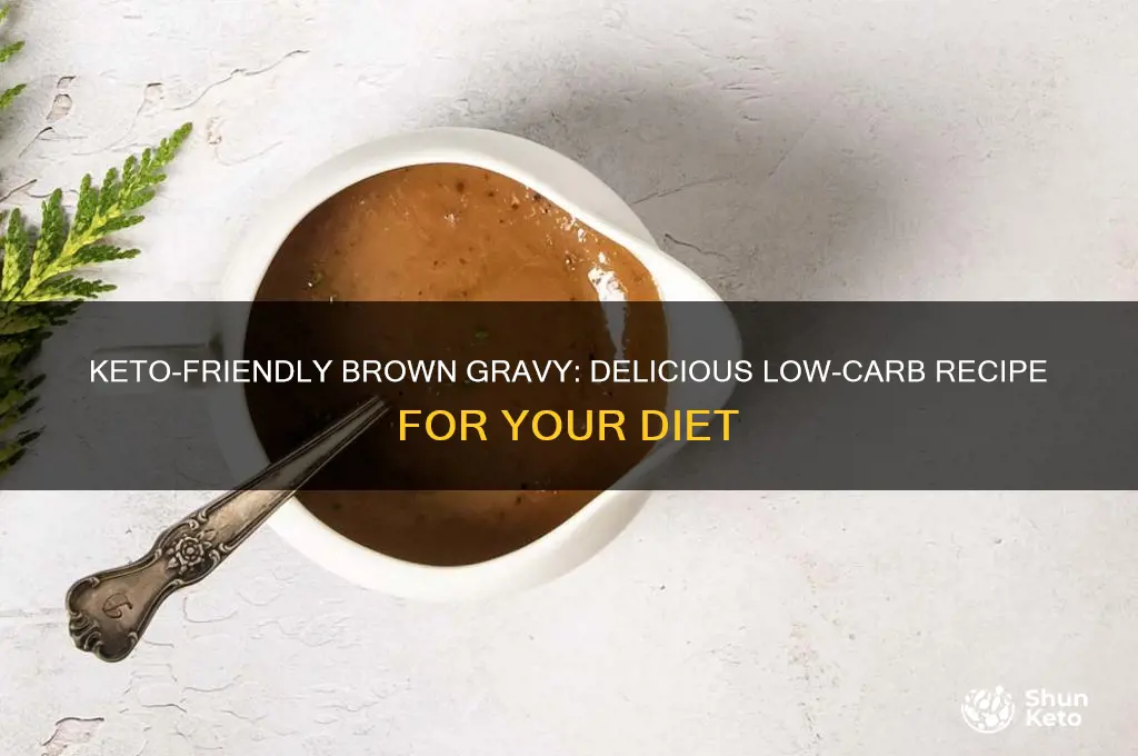 can i have brown gravy on keto
