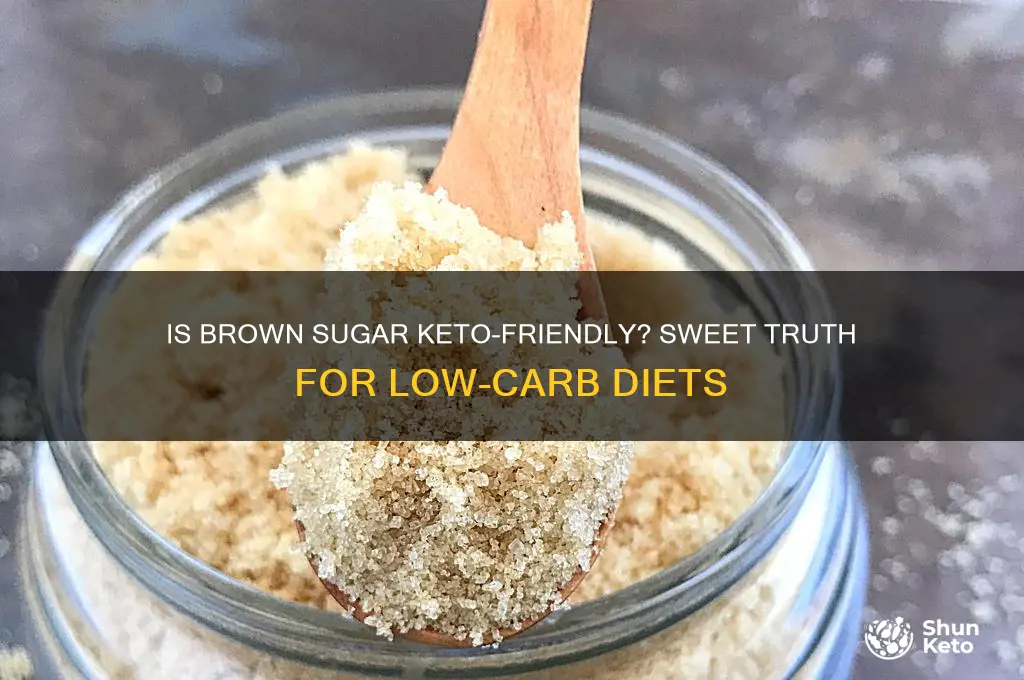 can i have brown sugar on keto diet