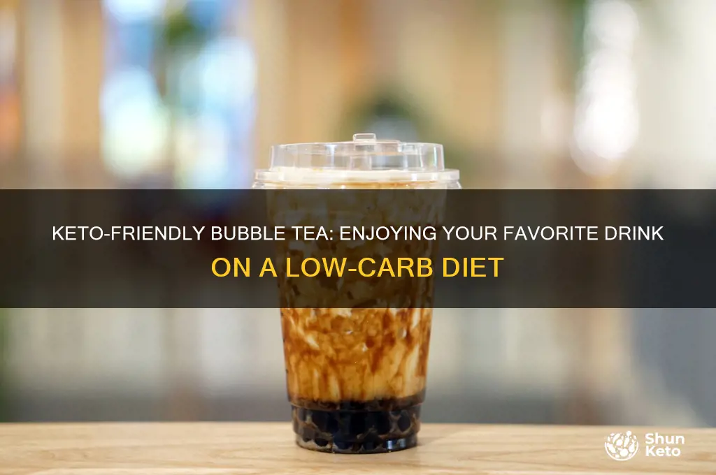 can i have bubble tea on keto