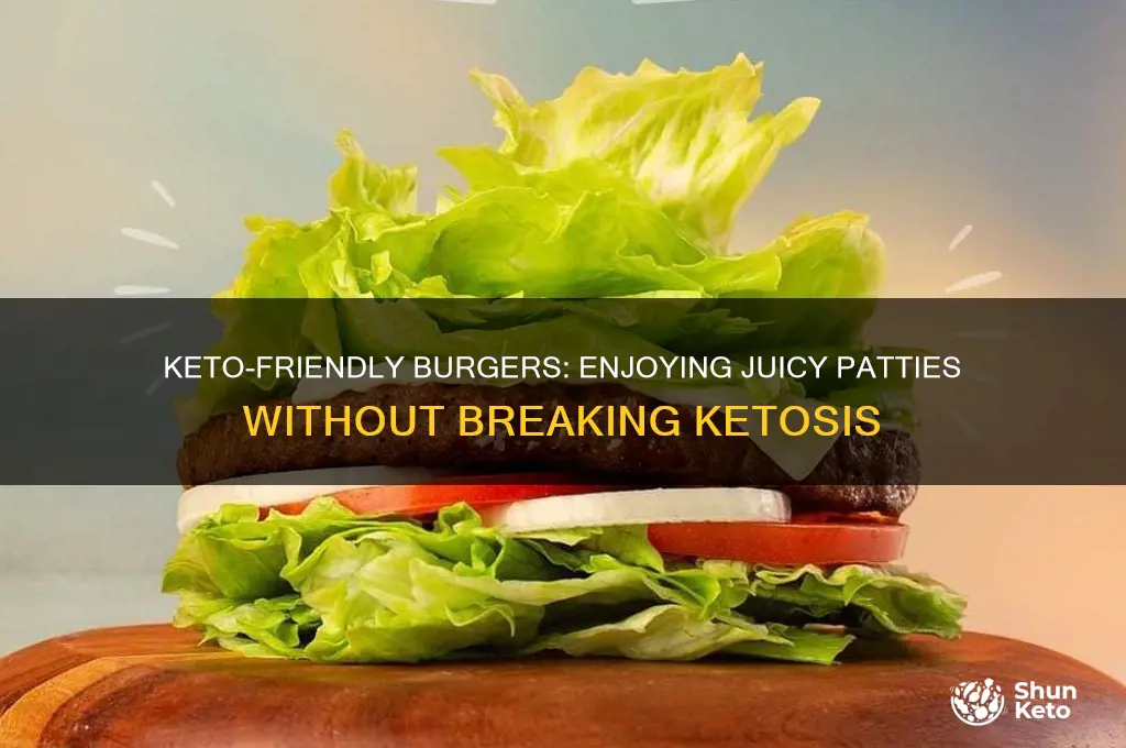 can i have burgers on keto
