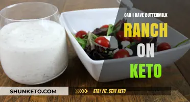 Keto-Friendly Buttermilk Ranch: Enjoying Creamy Dressing on a Low-Carb Diet
