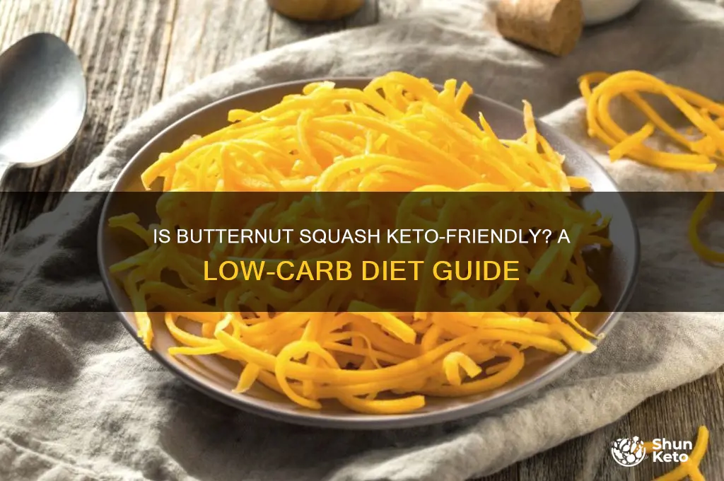 can i have butternut squash on a keto diet